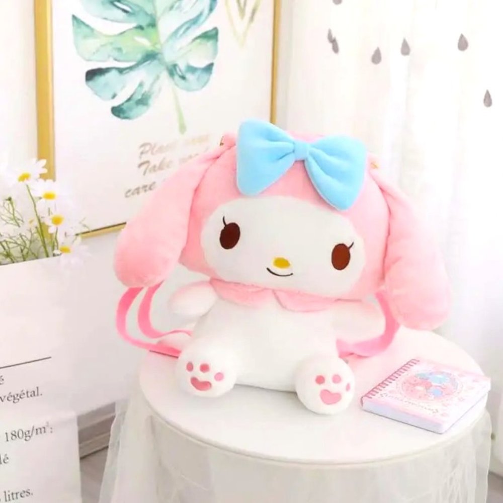 MyMelody Plush Backpack - 16 Inches Tall